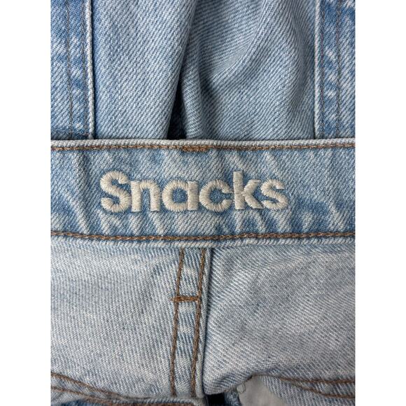 Mother Jeans 34 Womens Snacks! The Fun Dip Utility Puddle Wide Relax Denim - Picture 6 of 9